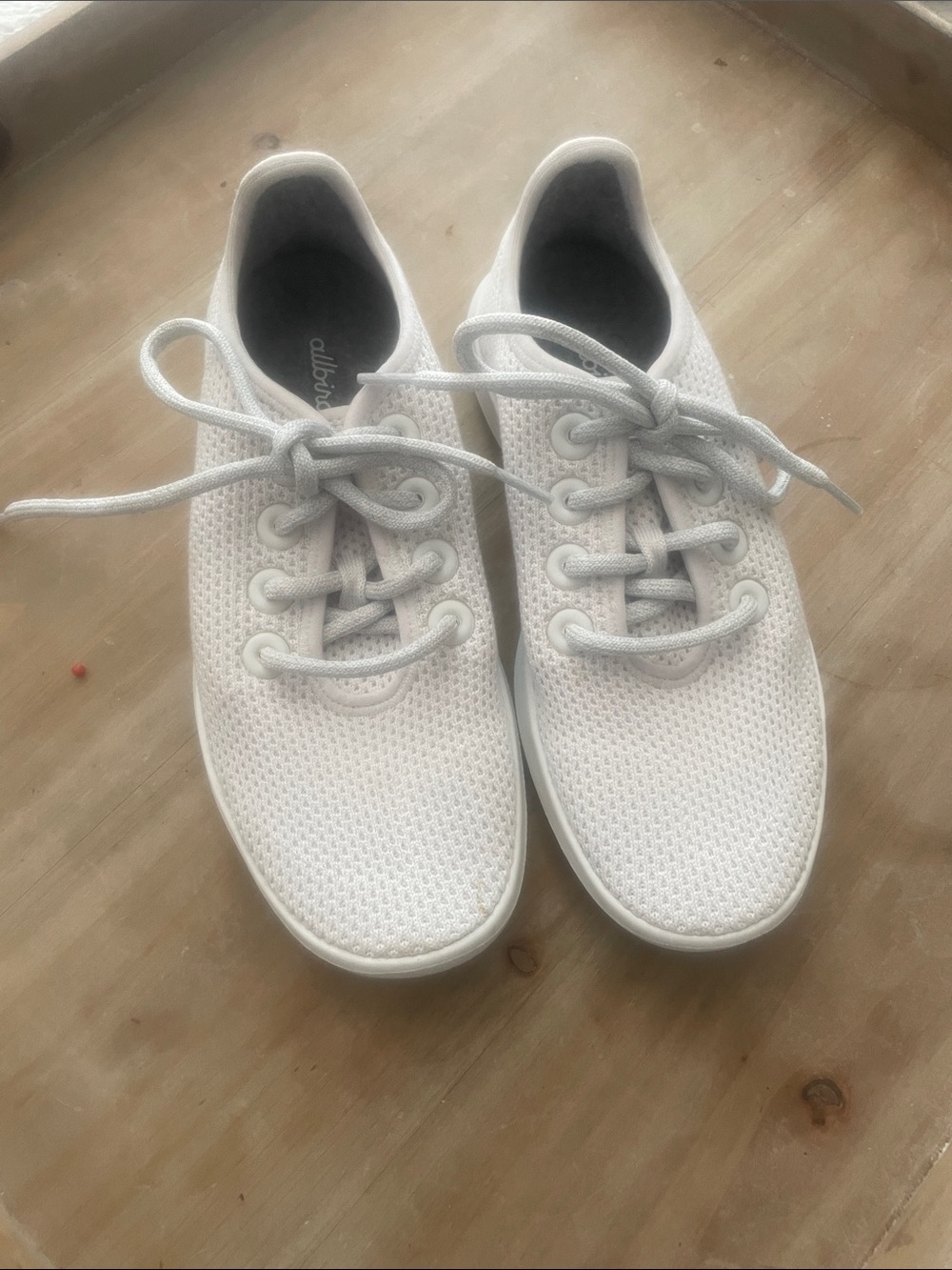 Allbirds Women’s White Mesh Lace-Up Sneakers